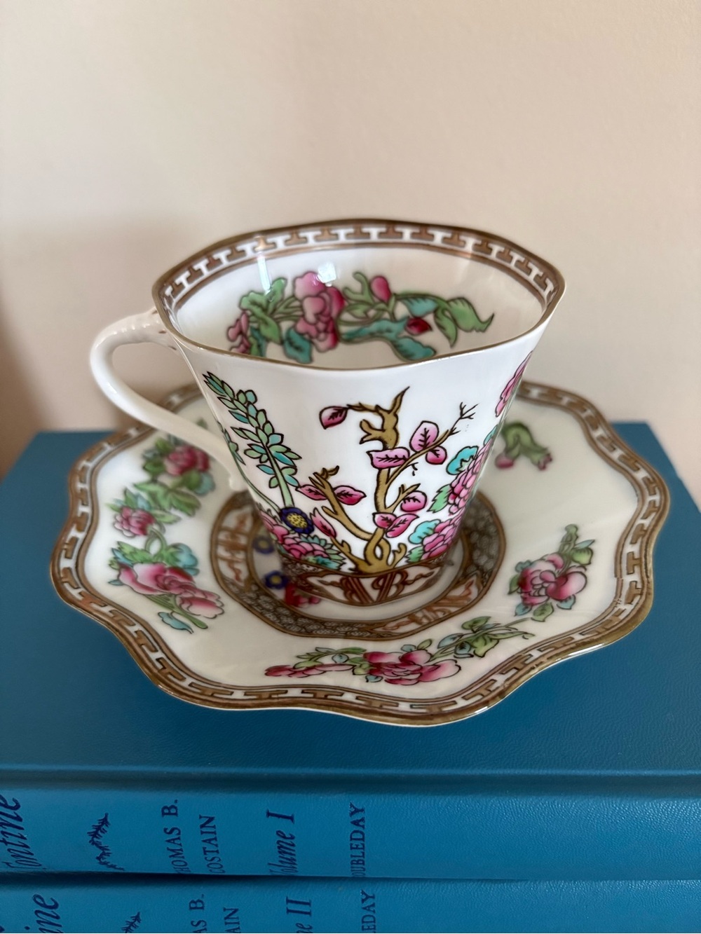 Coalport Indian Tree Teacup Cup and Saucer